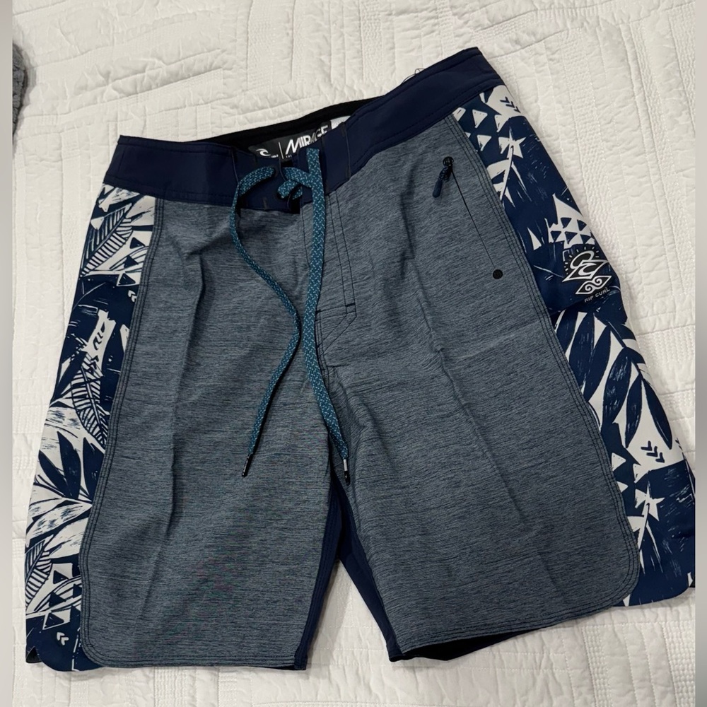 Rip Curl Mirage Navy and Black Boardshorts